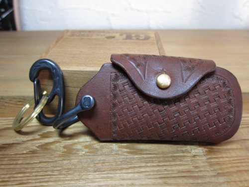 他の写真3: GROK LEATHER/KEY COVER ELECT BASKET CHOCOxBLACK