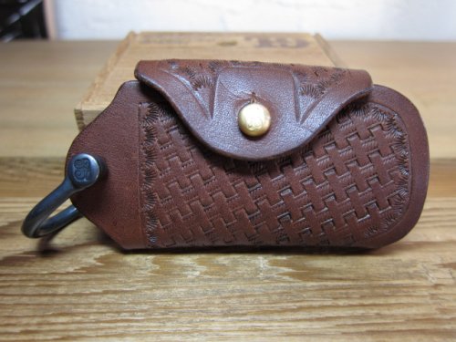 他の写真2: GROK LEATHER/KEY COVER ELECT BASKET CHOCOxBLACK