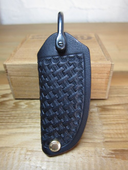 他の写真1: GROK LEATHER/KEY COVER BASKET BLACKxBLACK