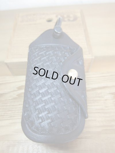 画像1: GROK LEATHER/KEY COVER ELECT BASKET BLACKxBLACK