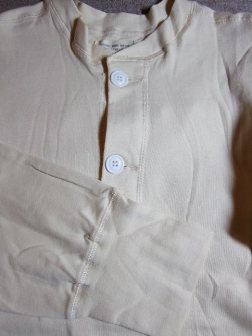 他の写真2: SURPLUS/US TYPE HENLEY NECK L/S T  NATURAL