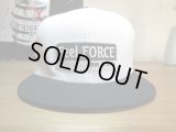 Feel FORCE/ONE&ONLY SNAPBACK  WHITExBLACK