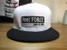 画像1: Feel FORCE/ONE&ONLY SNAPBACK  WHITExBLACK (1)