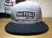 画像1: Feel FORCE/ONE&ONLY SNAPBACK  GRAYxBLACK (1)