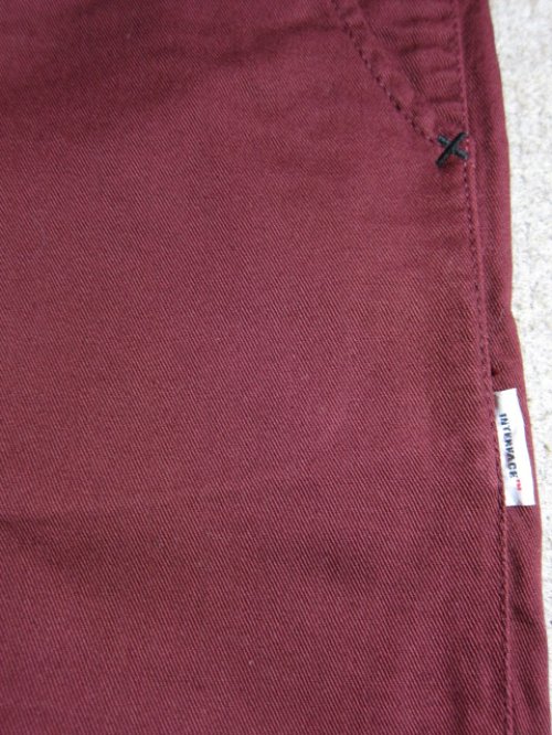 他の写真2: (SALE 35%OFF) INTERFACE/SATAN HAND CHINO SHORTS　BURGUNDY