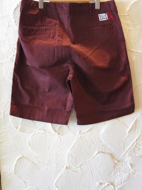 他の写真1: (SALE 35%OFF) INTERFACE/SATAN HAND CHINO SHORTS　BURGUNDY