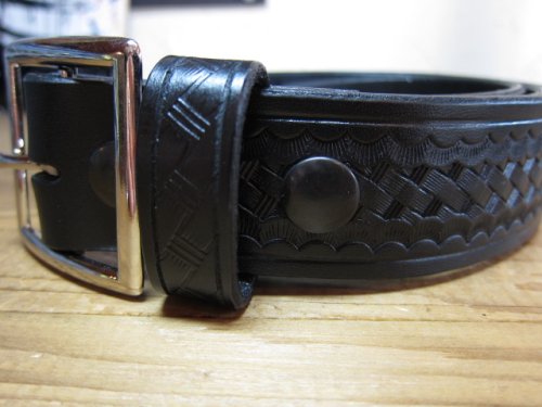 他の写真1: AKER/LEATHER GARRISON BELT  BLACK