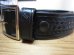 画像2: AKER/LEATHER GARRISON BELT  BLACK (2)