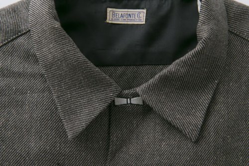 他の写真3: BELAFONTE/LINEN COTTON TWILL RAGTIME OPEN SH  BLK