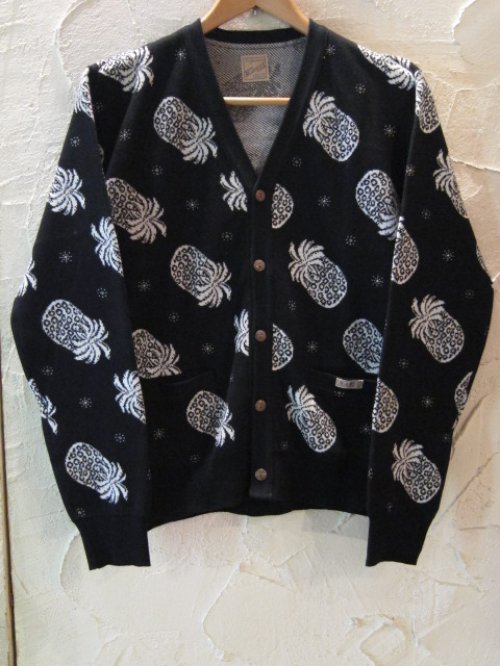 他の写真1: BELAFONTE/HAWAIIAN KNIT CARDIGAN  BLACK