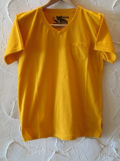 画像1: CAT'S PAW/S/S V NECK T  GOLD