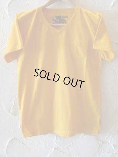 画像1: CAT'S PAW/S/S V NECK T  GOLD