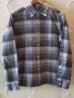 画像1: RATS/PANAMA CHECK SH L/S  GRAY (1)