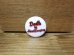 画像1: COREFIGHTER/BUTTON BADGE  DEATH WHITE (1)