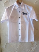 (SALE 40%OFF) SUNNY C SIDER/WORK SHIRTS  WHITE