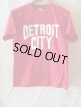 ☆SALE 50%OFF☆ AFI/DETROIT CITY PRINT T  RED