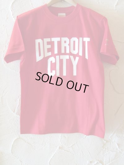 画像1: ☆SALE 50%OFF☆ AFI/DETROIT CITY PRINT T  RED