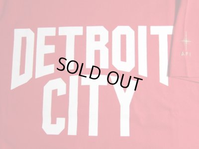 画像3: ☆SALE 50%OFF☆ AFI/DETROIT CITY PRINT T  RED