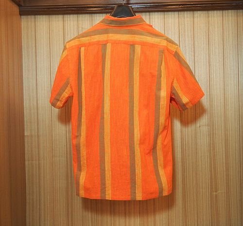 他の写真1: RATS/PANAMA STRIPE SHIRTS  ORANGE