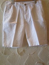 (SALE 40%OFF) JOEY/COTTON LINEN SHORTS  WHITE