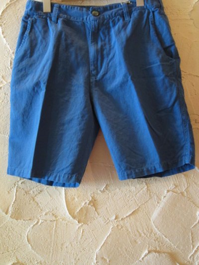 画像1: ☆SALE 50%OFF☆ JOEY/COTTON LINEN SHORTS  BLUE