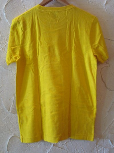 画像2: (SALE 50%OFF)JOEY/PIGMENT POCKET T  YELLOW