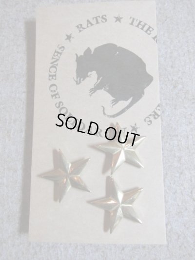 画像1: RATS/STAR PINS  GOLD