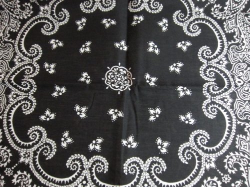 他の写真3: SPRINGS/80's DEAD STOCK BANDANA B  BLACK