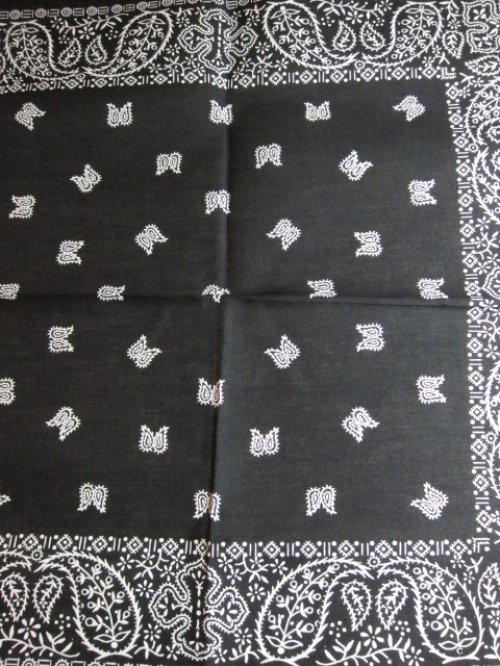 他の写真2: SPRINGS/80's DEAD STOCK BANDANA C  BLACK