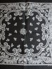 画像3: SPRINGS/80's DEAD STOCK BANDANA B  BLACK (3)