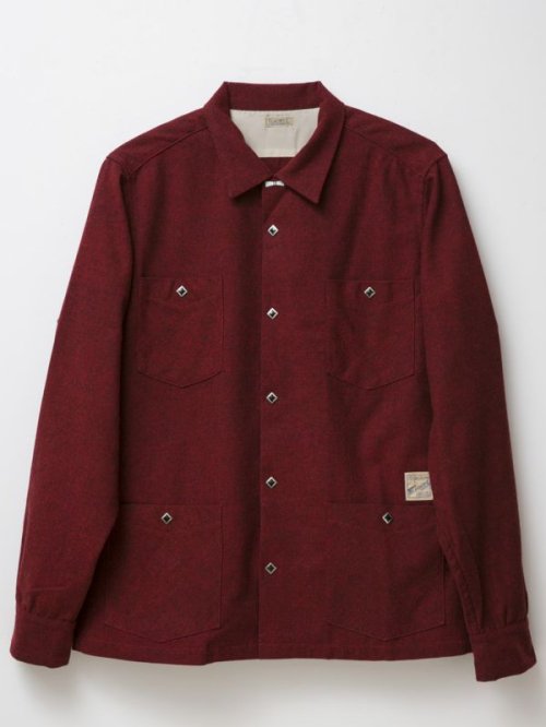 他の写真1: BELAFONTE/WOOL MIX HOLLYWOOD LEISURE SH RED