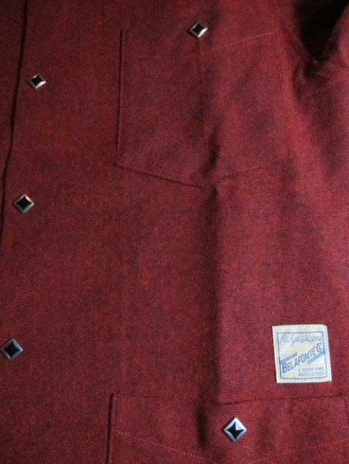 他の写真3: BELAFONTE/WOOL MIX HOLLYWOOD LEISURE SH RED