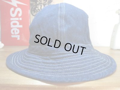 画像1: SURPLUS/US TYPE DENIM FATIGUE HAT  INDIGO