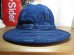画像3: SURPLUS/US TYPE DENIM FATIGUE HAT  INDIGO (3)