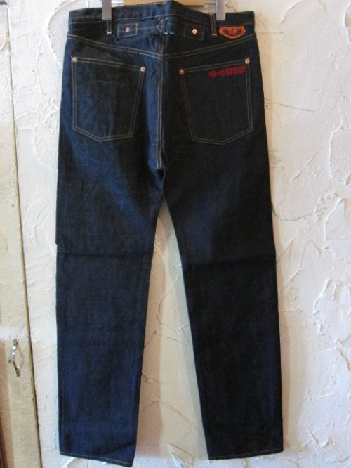 他の写真1: GROK LEATHER/SELVAGE DENIM STRAIT  14.5ozDENIM