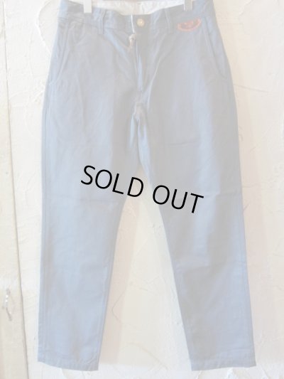 画像1: GROK LEATHER/CHINO LOSE FIT  BLUEGRAY