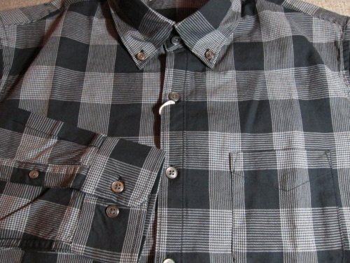 他の写真2: （再入荷）(SALE 40%OFF)　VINTAGE EL/BLOCK CHECK SHIRTS  GRAY