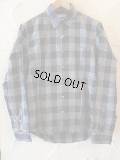 画像1: （再入荷）(SALE 40%OFF)　VINTAGE EL/BLOCK CHECK SHIRTS  GRAY