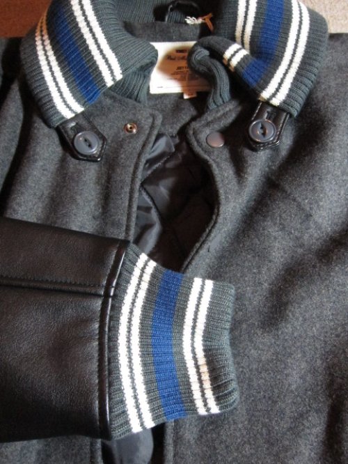 他の写真2: JOEY/MELTON DONKY STADIUM JKT  GRAYxBLACK