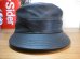 画像1: RATS/LEATHER WORK CAP  BLACK (1)