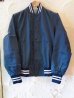 画像1: SPORTS MASTER/NYLON BASEBALL JKT  NAVY (1)