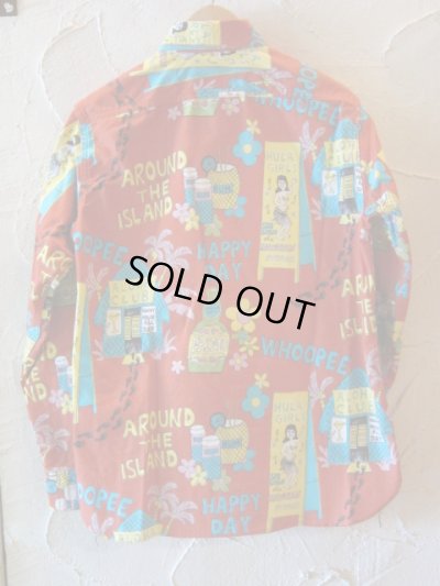 画像2: SUN SURF/ALOHA CLUB FLANNEL SHIRTS  RED