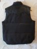 画像2: SUGAR CANE/LEATHER YORK DOWN VEST  BLACK (2)