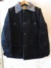 画像1: SUGAR CANE/CORDUROY RANCH COAT  BLACK (1)