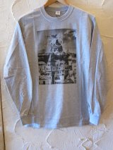 (SALE 40%OFF) T.A.S.T.O.S/PHOTO PRINT L/S T ROMA  H.GRAY