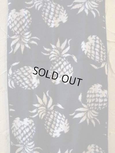 画像2: DUKE'S KAHANAMOKU/PINEAPLLE BEACH TOWEL M  NAVY