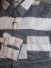 画像3: (SALE 40%OFF) PAN HARD/RAMIE BORDER SHIRTS  NAVY (3)