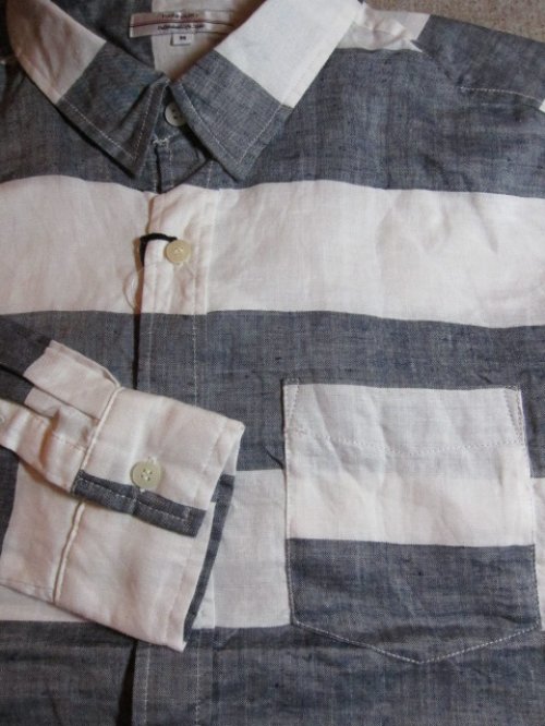 他の写真2: (SALE 40%OFF) PAN HARD/RAMIE BORDER SHIRTS  NAVY