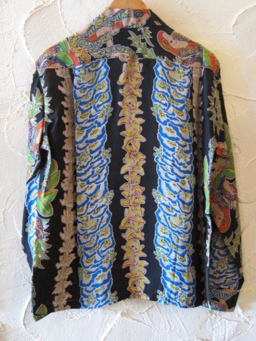 他の写真1: SUN SURF/L/S HAWAIIAN HULALEIS  BLACK