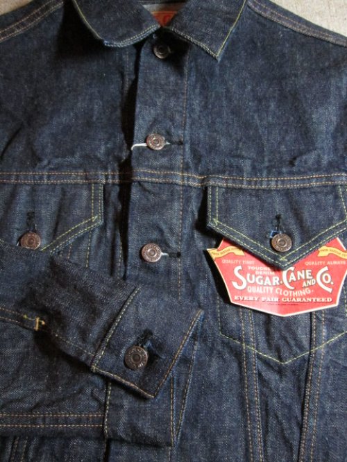 他の写真2: SUGAR CANE/14.25oz DENIM JKT 1962MODEL  NAVY ONEWASH